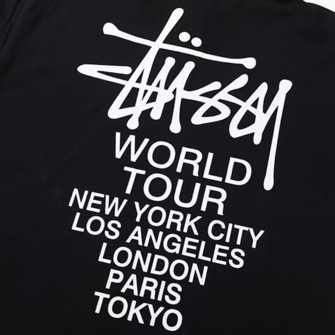 Stussy T-shirt Retro Black