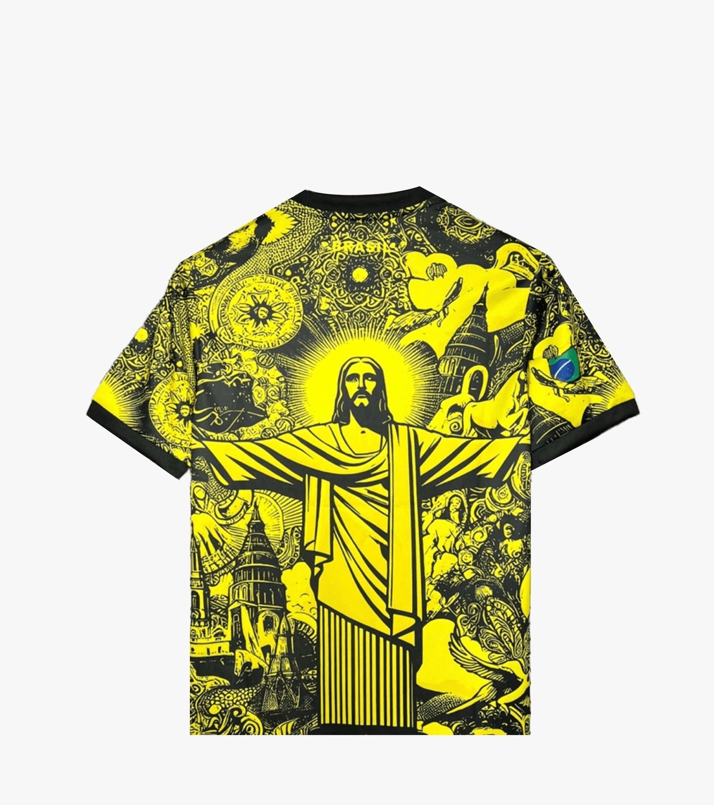 CORTEIZ X “BRAZIL” JERSEY - SPECIAL JESUS EDITION YELLOW