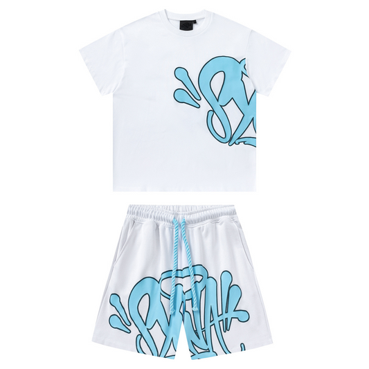 Syna White Shorts Set