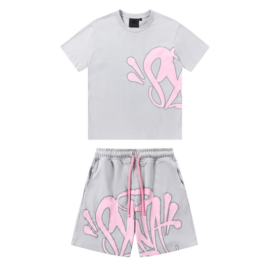 Syna Grey Shorts Set