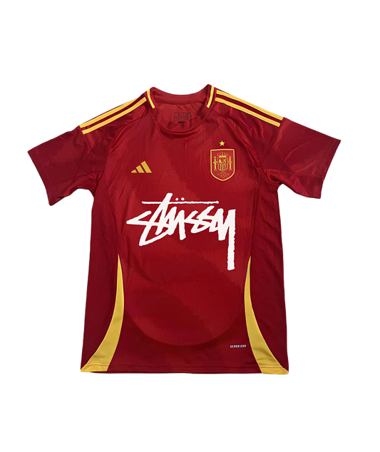 STÜSSY X “SPAIN” JERSEY - HOME RED